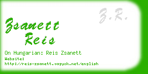 zsanett reis business card